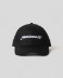 Cappello con visiera con ricamo sul davanti • Nero