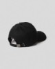 Cappello con visiera con ricamo sul davanti • Nero