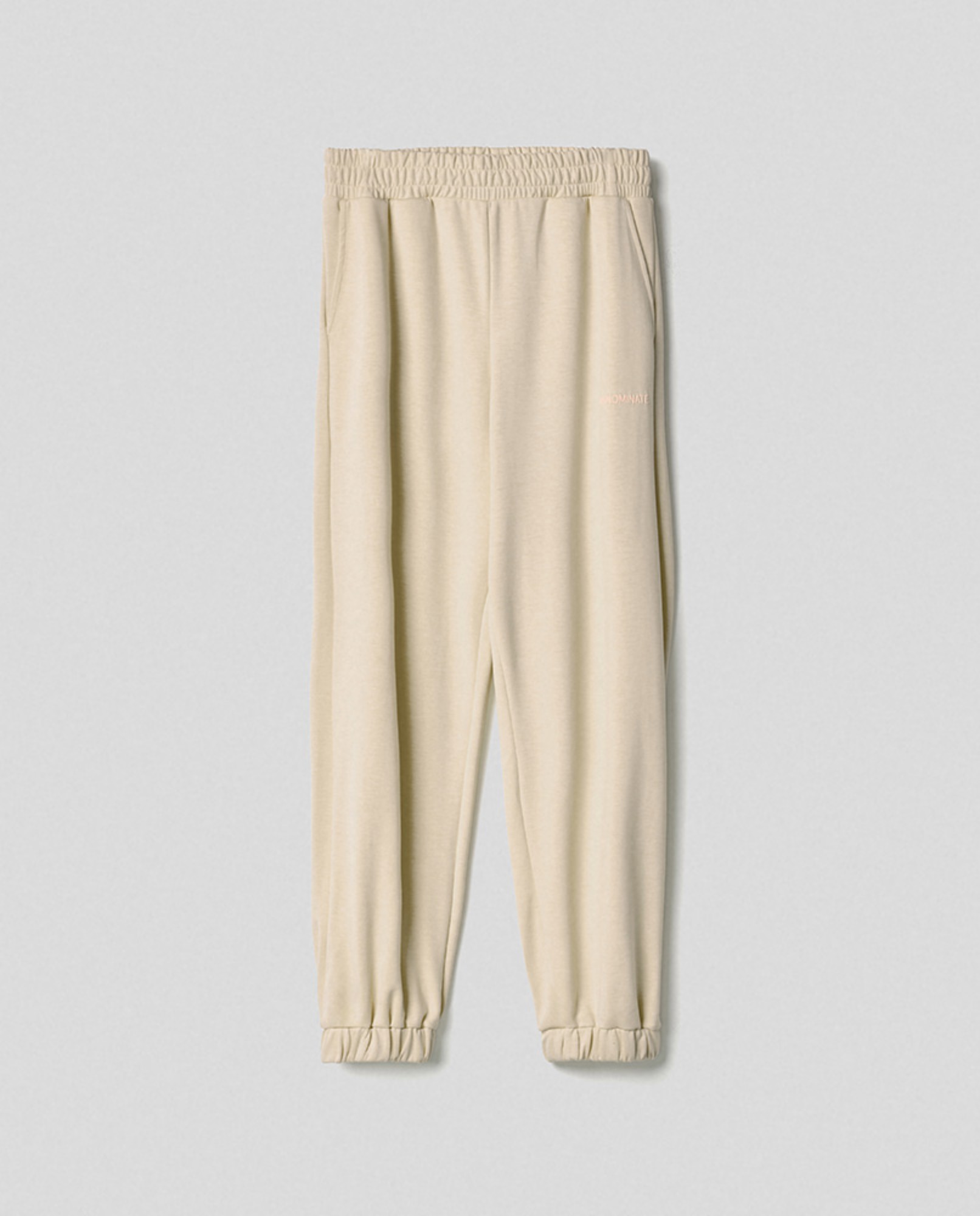 Pantalone in modal basico con elastico al fondo • Safari