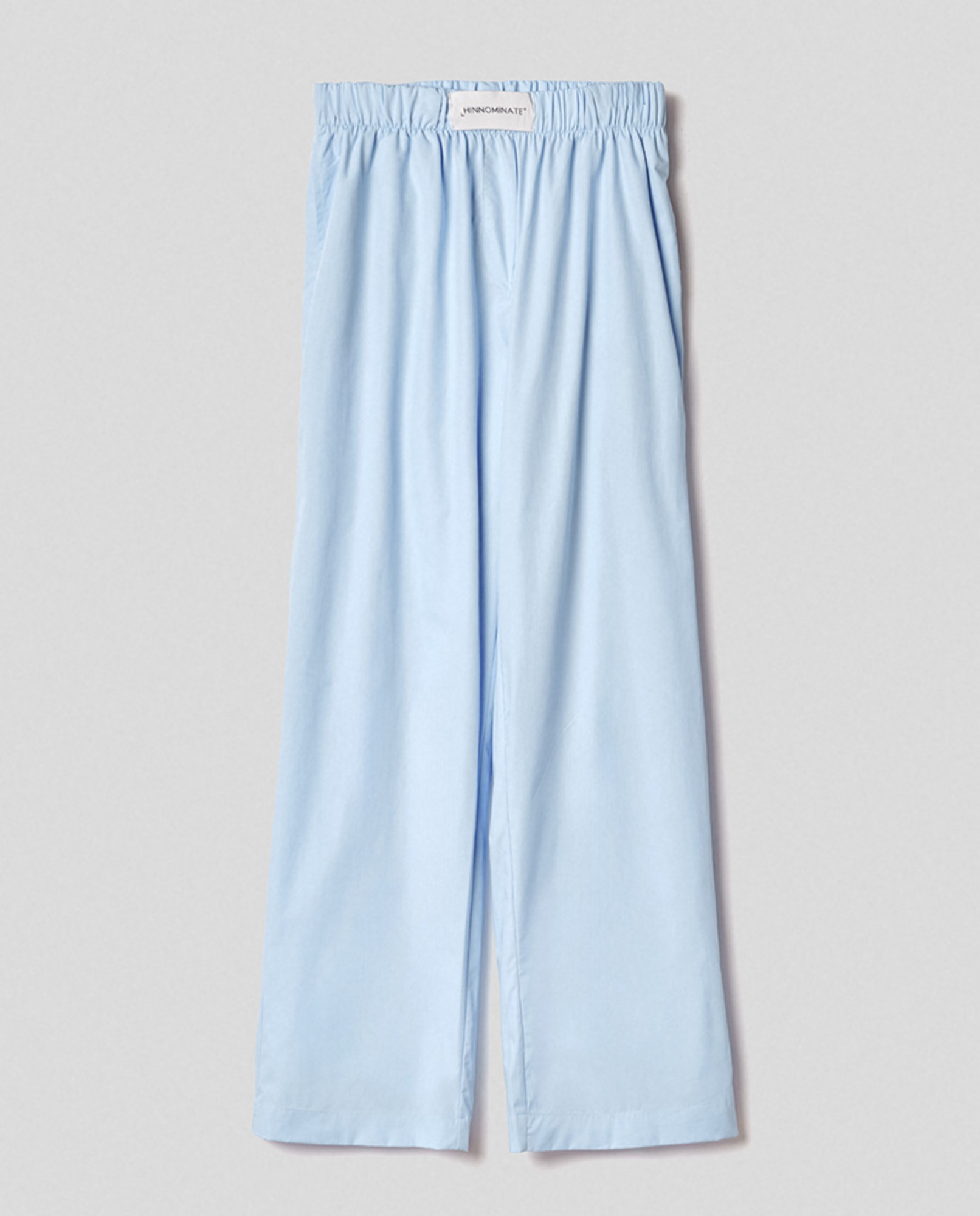 Pantalone dritto in cotone • Azzurro