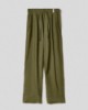 Pantalone in lino morbido con coulisse • Muschio