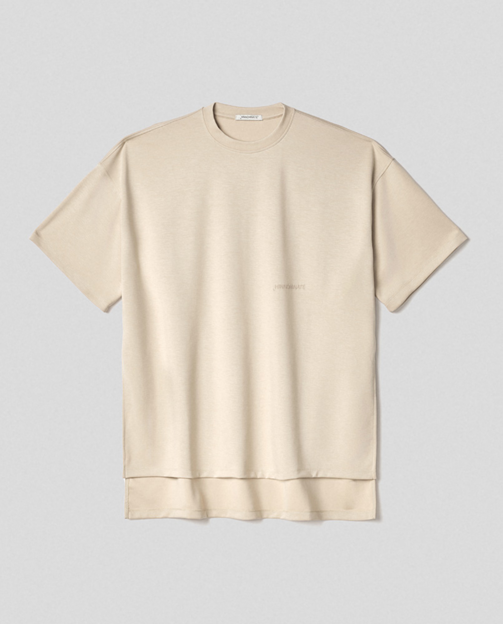 T-shirt mezza manica in modal over  • Safari