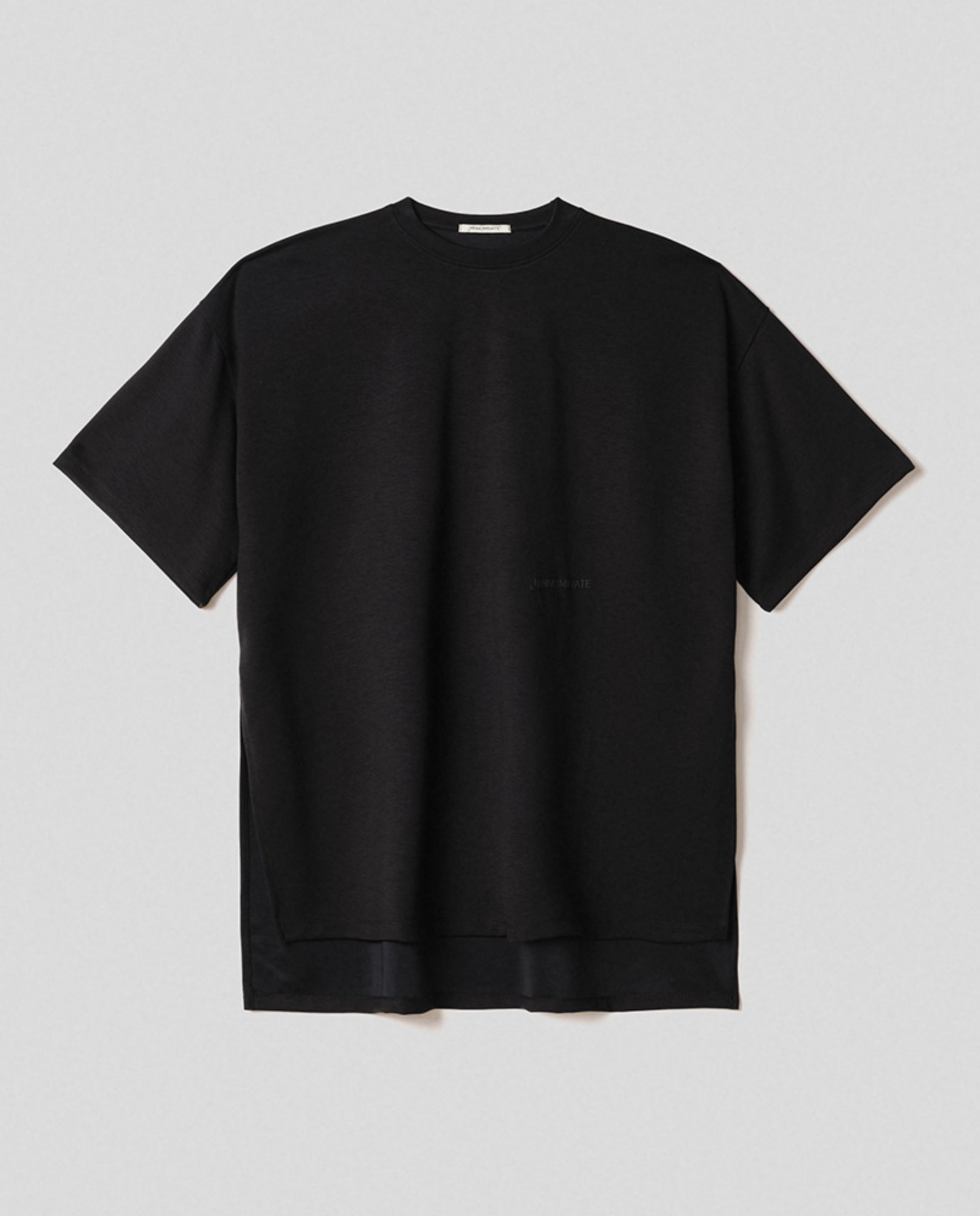 T-shirt mezza manica in modal over • Nero