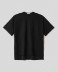 T-shirt mezza manica in modal over • Nero