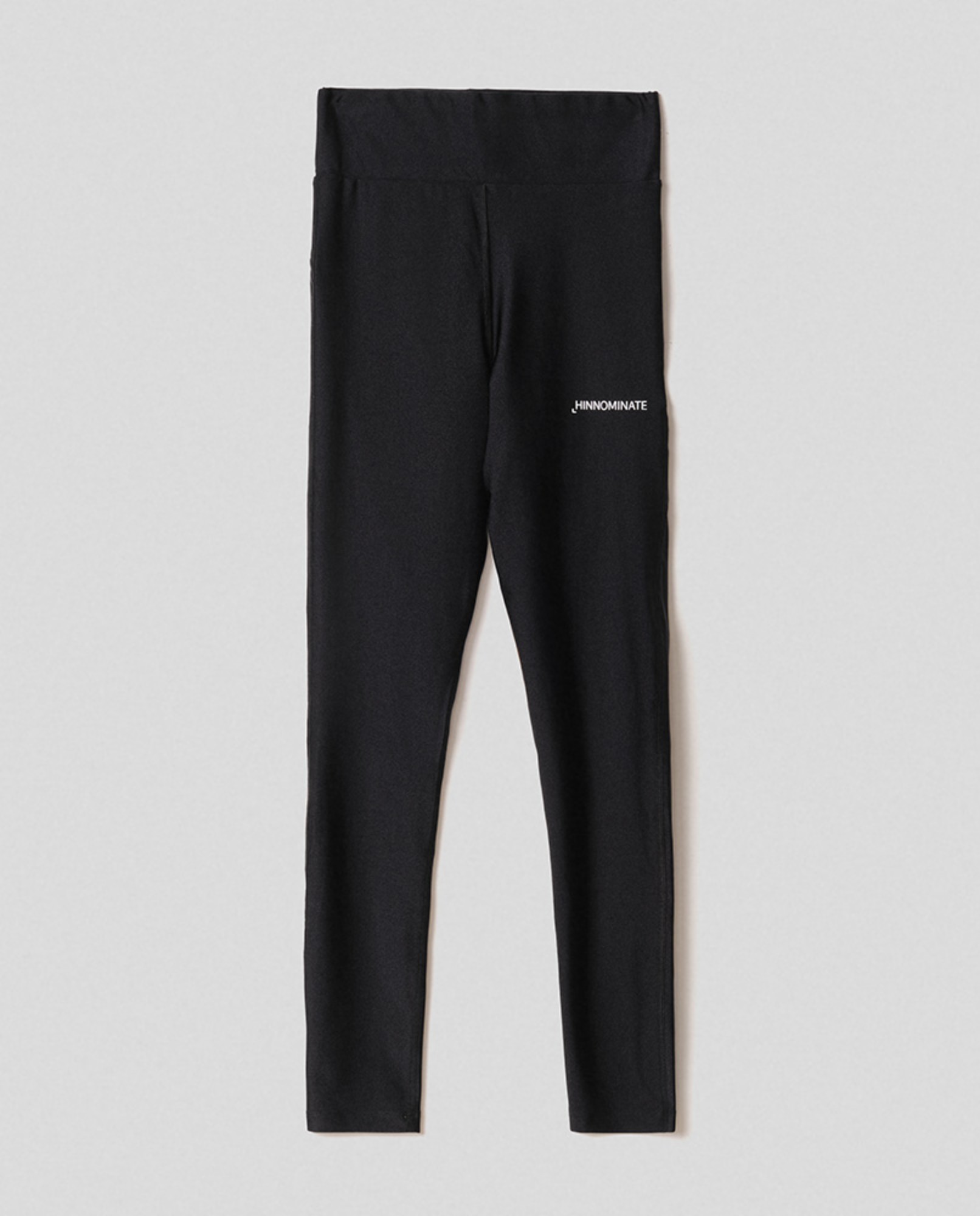 Leggings in lycra lucida a vita alta con bottom up sul dietro • Nero