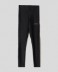 Leggings in lycra lucida a vita alta con bottom up sul dietro • Nero