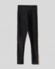 Leggings in lycra lucida a vita alta con bottom up sul dietro • Nero