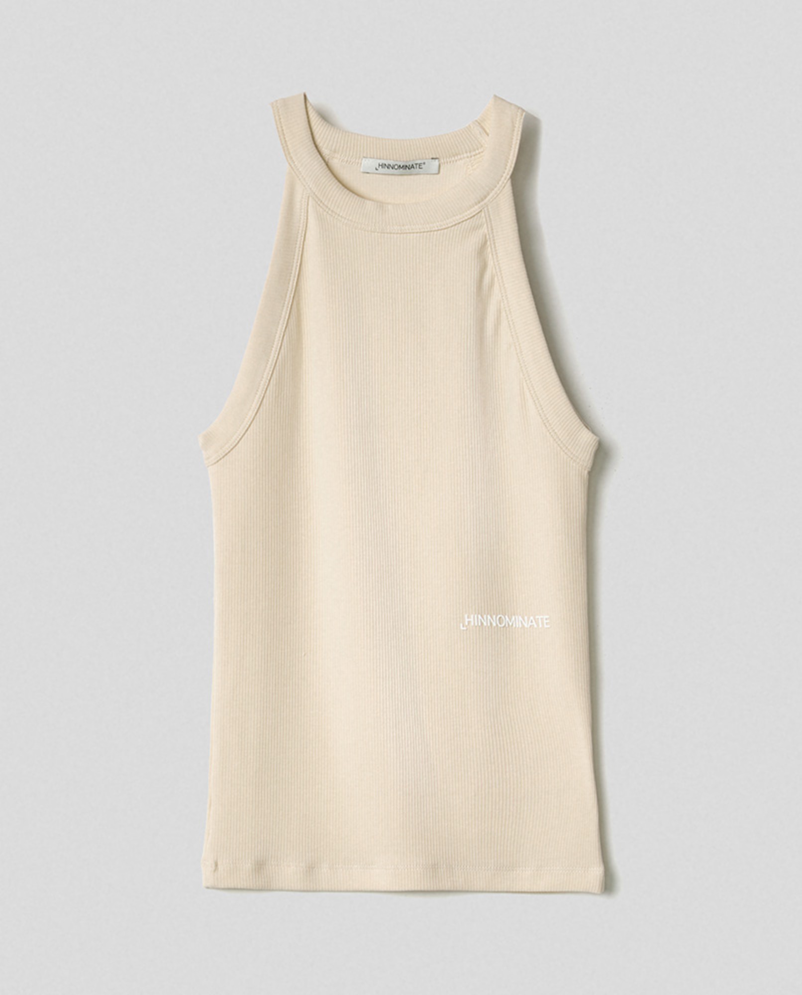 Top in costina con scollo all'americana • Safari