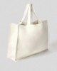 Borsa in canvas grande con etichetta • Off white