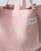 Borsa in canvas grande • Cipria