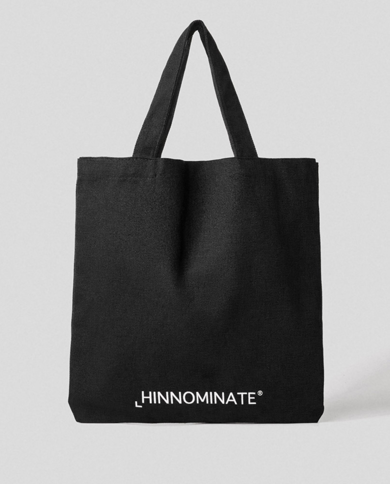 Tote bag in canvas • Nero