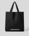 Tote bag in canvas • Nero