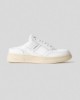 Sneakers bassa sabot in action leather • Bianco