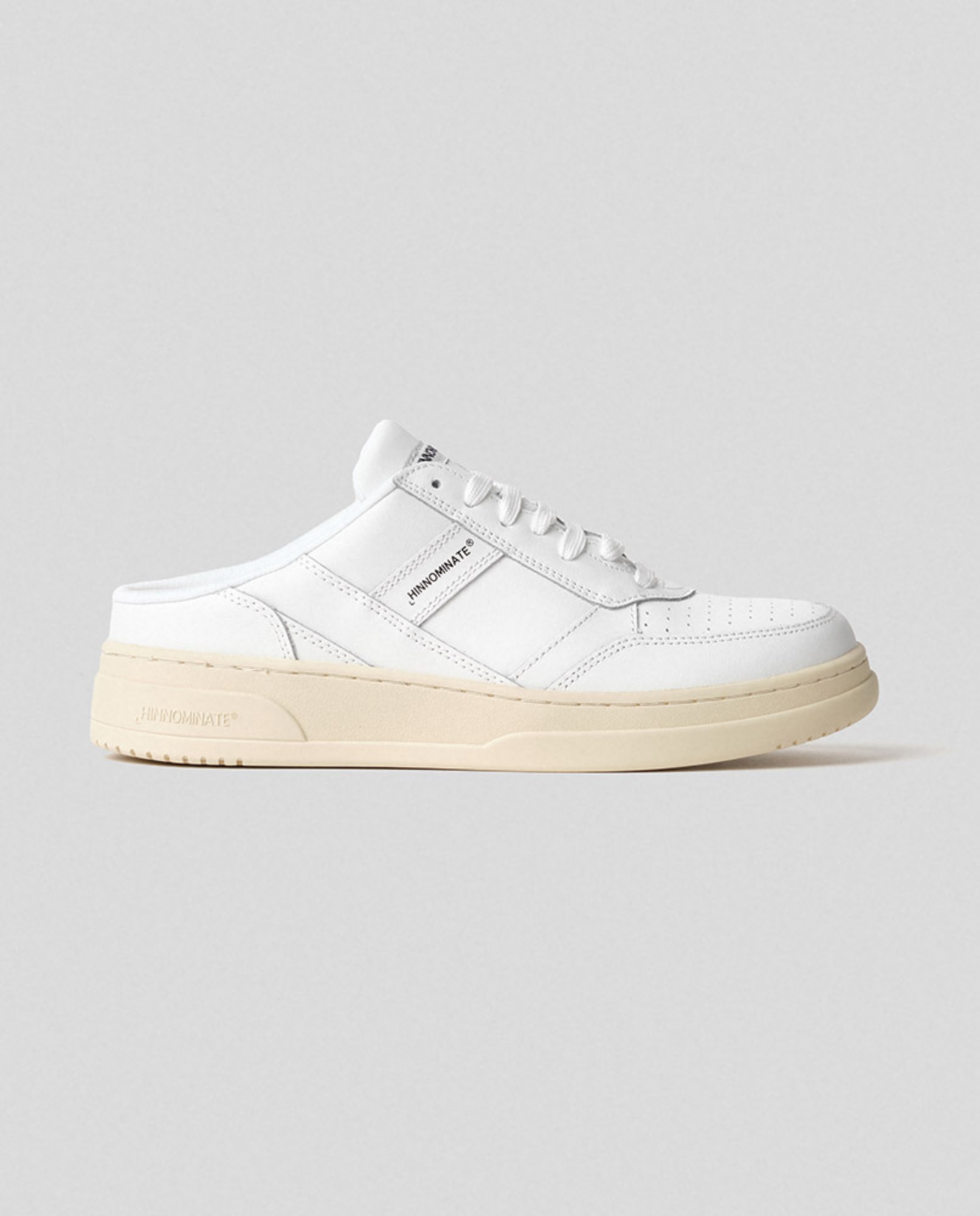 Sneakers bassa sabot in action leather • Bianco