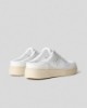 Sneakers bassa sabot in action leather • Bianco