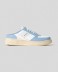 Sneakers bassa sabot in action leather• Azzurro polvere