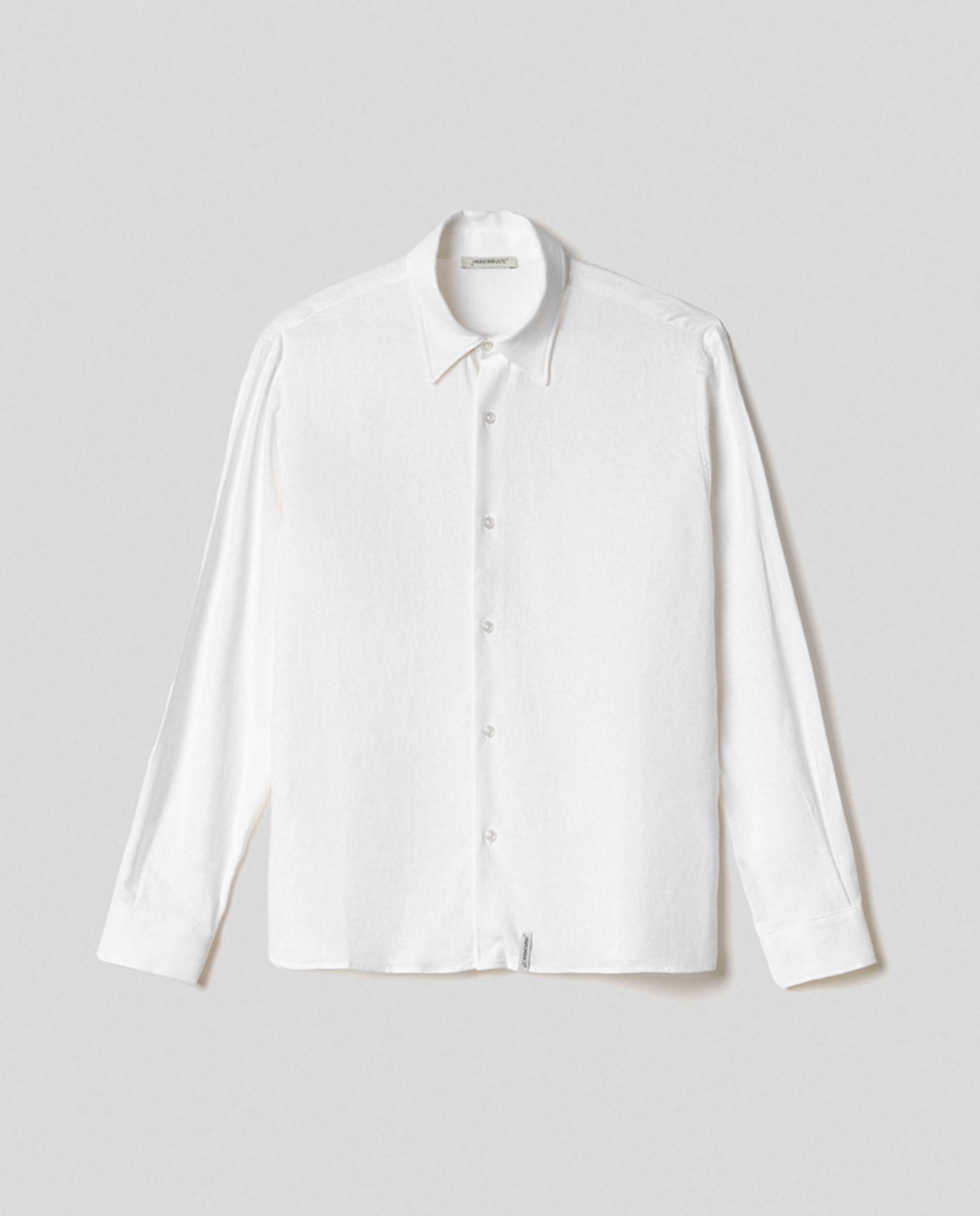 Camicia in lino basica • Bianco