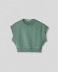 Felpa girocollo corta smanicata raglan  • Muschio