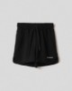Shorts corto in felpa con spacchi laterali • Nero