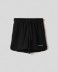 Shorts corto in felpa con spacchi laterali • Nero