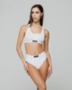 Top In Costina Con Elastico  • Bianco