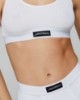 Top In Costina Con Elastico  • Bianco