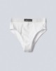 Slip Sgambato A Vita Alta •  Bianco