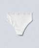 Slip Sgambato A Vita Alta •  Bianco