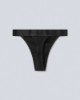 Tanga In Costina Con Elastico •  Nero