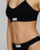 Reggiseno In Costina Con Elastico  • Nero