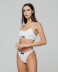 Tanga In Costina Con Elastico •  Bianco