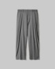 Pantalone Fit Morbido Con Pieghe Sul Davanti • Grigio Melange
