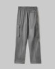 Pantalone In Twill Con Tasconi Laterali • Grigio Melange