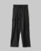 Pantalone In Twill Con Tasconi Laterali • Nero