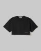 Crop Top Basico In Jersey A M/M • Nero