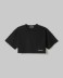 Crop Top Basico In Jersey A M/M • Nero