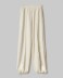 Pantalone Con Nervature E Coulisse Al Fondo In Viscosa • Bianco Burro