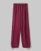 Pantalone Con Nervature E Coulisse Al Fondo In Viscosa • Bordeaux