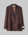 Blazer Doppiopetto Con Spalline • Moro