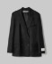Blazer Doppiopetto Con Spalline • Nero