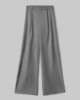 Pantalone Over In Twill Con Pences E Elastico Sul Dietro • Grigio Melange