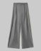 Pantalone Over In Twill Con Pences E Elastico Sul Dietro • Grigio Melange