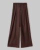 Pantalone Over In Twill Con Pences E Elastico Sul Dietro • Moro