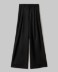 Pantalone Over In Twill Con Pences E Elastico Sul Dietro • Nero