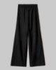 Pantalone Over In Twill Con Pences E Elastico Sul Dietro • Nero