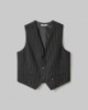Gilet Gessato • Nero