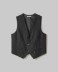 Gilet Gessato • Nero