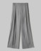 Pantalone Over Gessato Con Pences • Grigio Melange