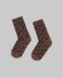 Calze Con Intarsio In Verticale • Nocciola