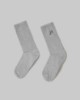 Calze Con Ricamo • Grigio Melange
